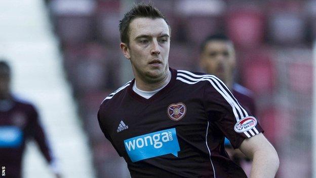 Hearts defender Danny Wilson