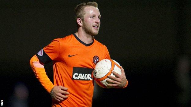 Dundee United striker Johnny Russell