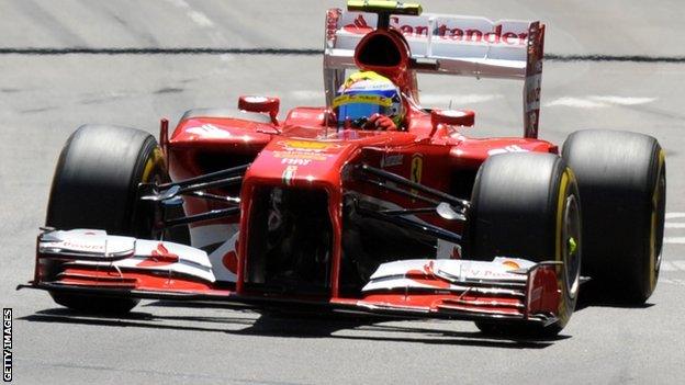 Ferrari driver Felipe Massa