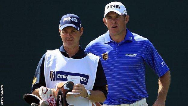 Billy Foster and Lee Westwood