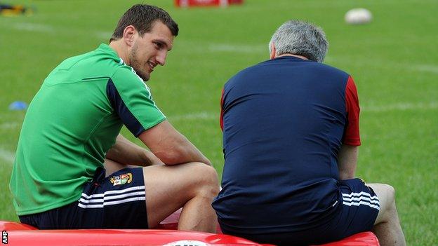 Sam Warburton and Warren Gatland