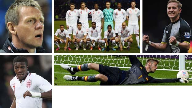 Stuart Pearce, England U21 squad, Lewis Holtby, David de Gea and Wilfried Zaha