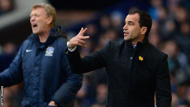 Roberto Martinez (right)