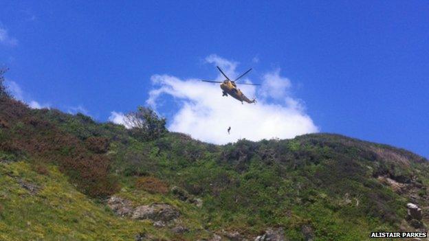 Beesands Quarry rescue, 31 May 2013