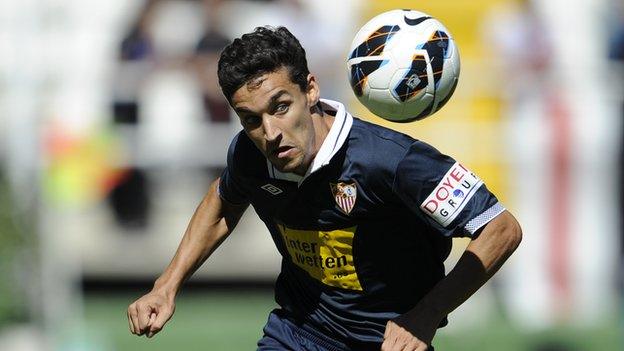 Sevilla winger Jesus Navas