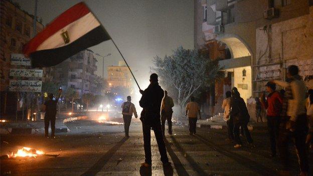 Protest against Muslim Brotherhood in Cairo, May 2013