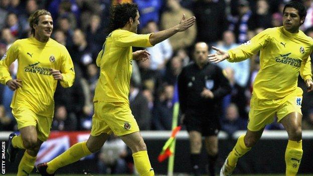 Villarreal celebrate