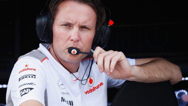 McLaren's sporting director Sam Michael