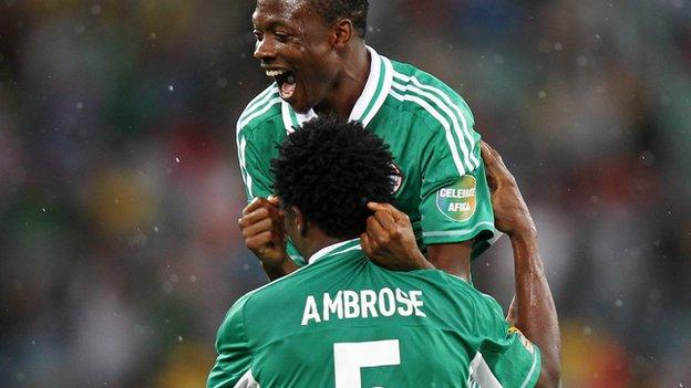 Ahmed Musa and Efe Ambrose