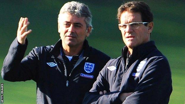 Franco Baldini and Fabio Capello