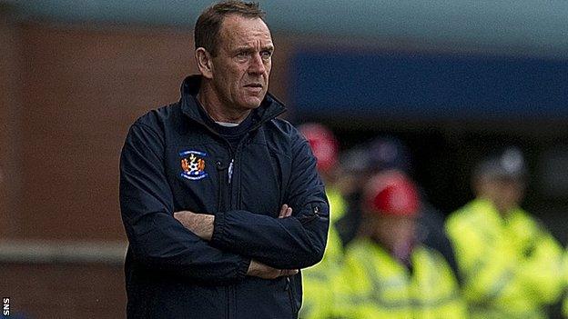 Kilmarnock manager Kenny Shiels