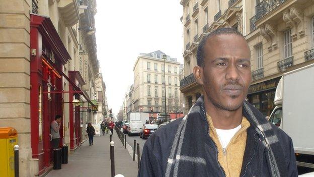 Abdulqader Guled Said in Paris, France