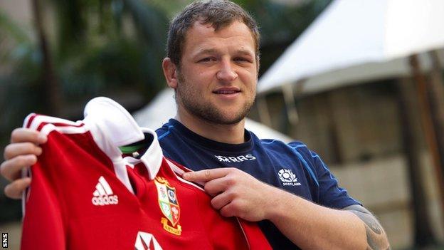 Scotland prop Ryan Grant