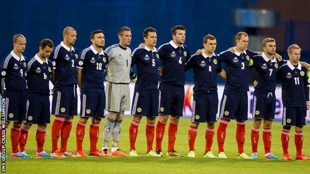 Scotland were surprise 1-0 winners in Croatia