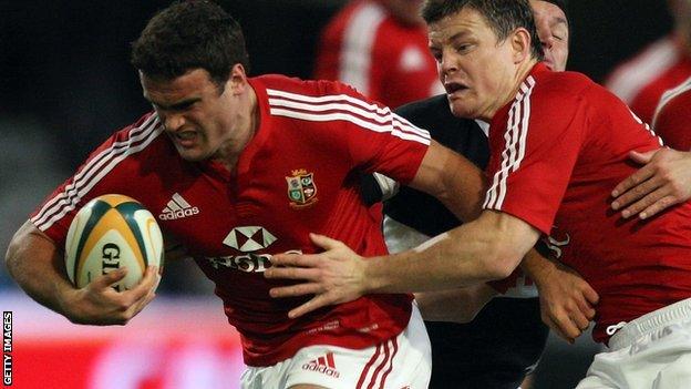 Brian O'Driscoll (right) and Jamie Roberts