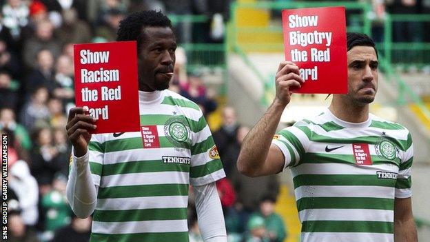 Scottish clubs campaign against racism and bigotry