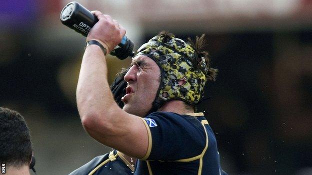 Scotland flanker Kelly Brown