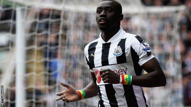 Newcastle striker Papiss Cisse