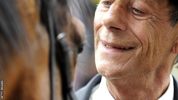 Sir Henry Cecil with Frankel