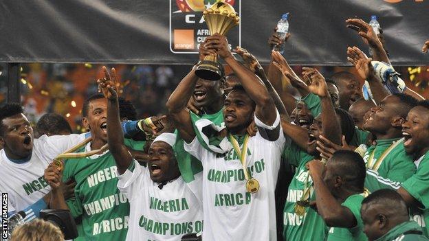 Nigeria lift the 2013 Africa Cup of Nations