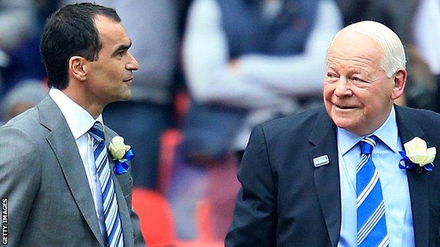 Roberto Martinez and Dave Whelan