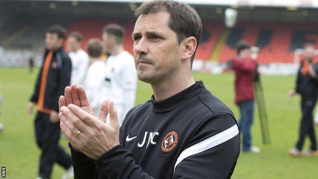 Dundee United manager Jackie McNamara