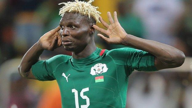 Burkina Faso striker Aristide Bance