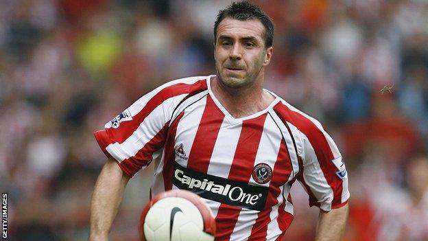 David Unsworth in action for Sheffield United