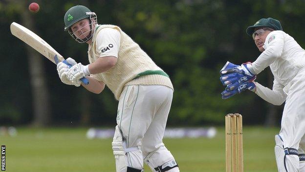 Paul Stirling on his way to a century at Stormont