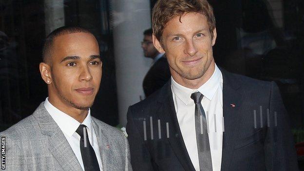 Lewis Hamilton and Jenson Button