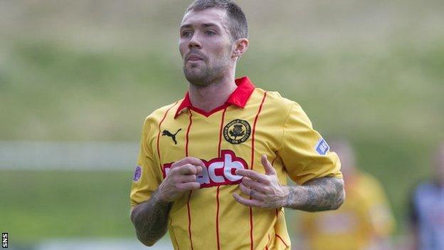 Partick Thistle defender Jordan McMillan