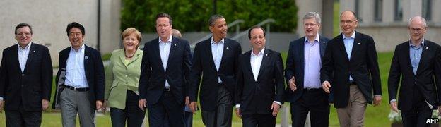 G8 leaders