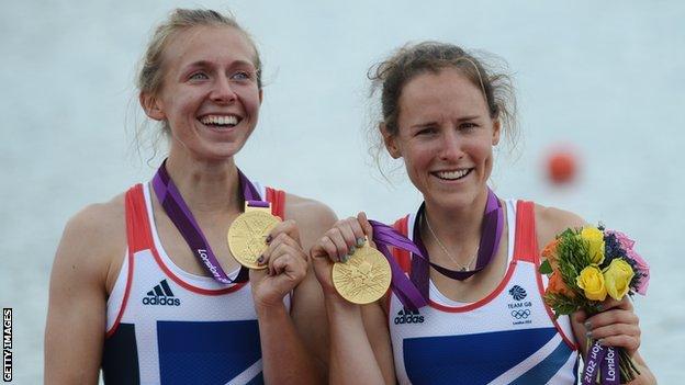 Kat Copeland and Sophie Hosking (right)