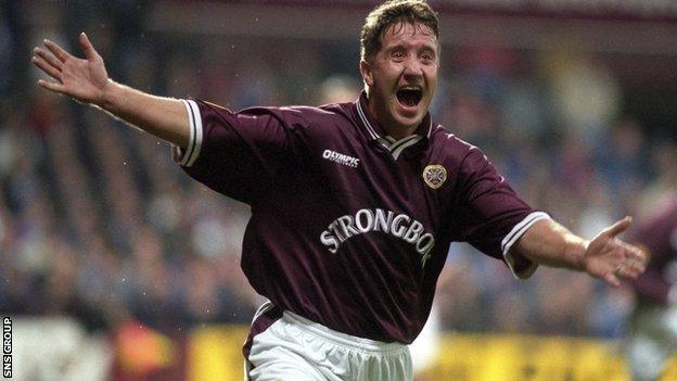 Former Hearts forward and manager John Robertson