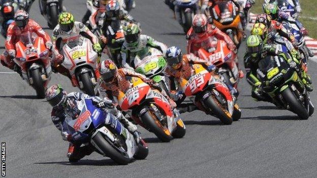 MotoGP field