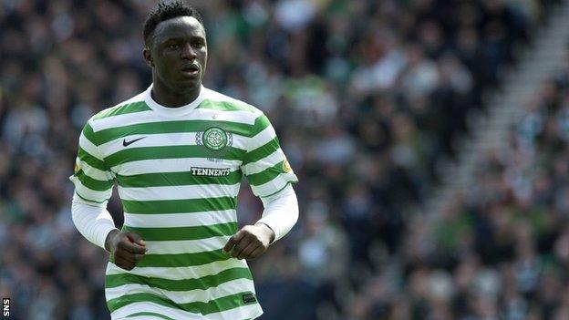 Victor Wanyama in action for Celtic