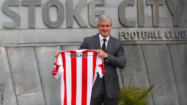 Stoke boss Mark Hughes