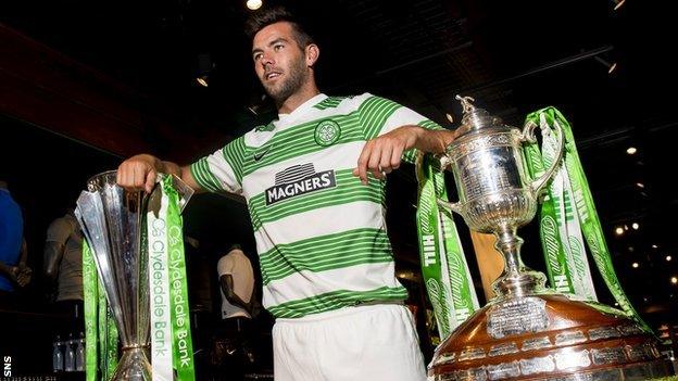 Celtic midfielder Joe Ledley