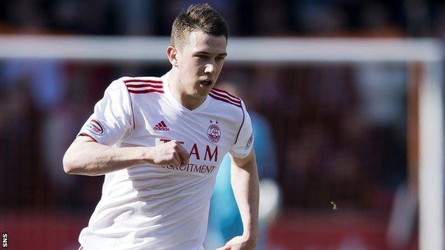 Aberdeen midfielder Ryan Jack