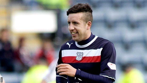 Dundee midfielder Ryan Conroy