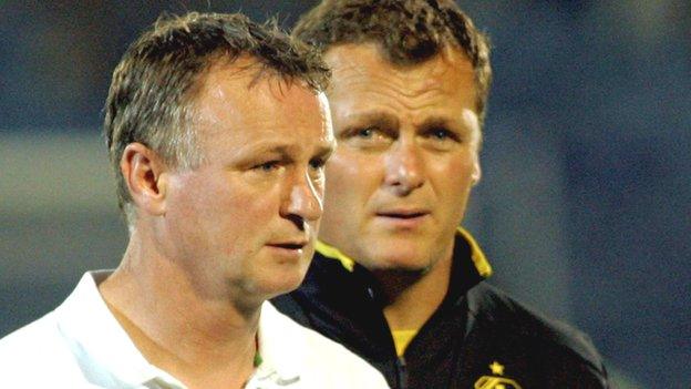 Michael O'Neill and Jim Magilton