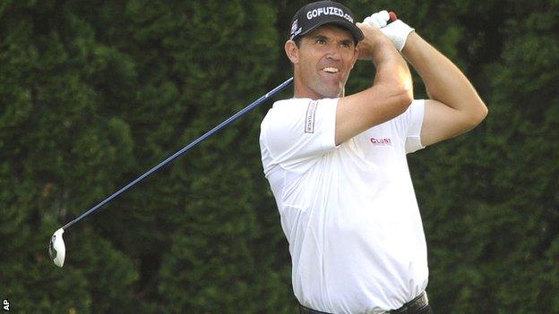 Padraig Harrington in action in Connecticut