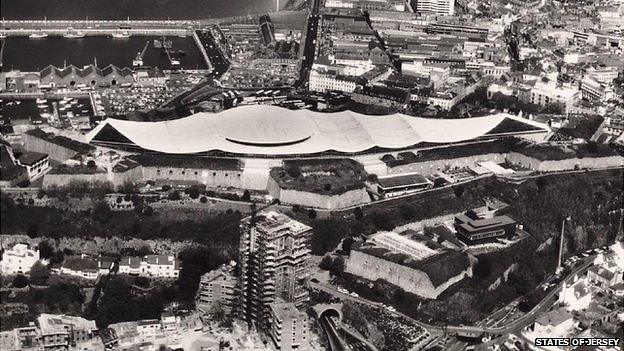 Fort Regent domed roof in the 1970s