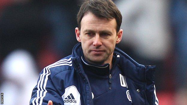 Bolton Wanderers manager Dougie Freedman