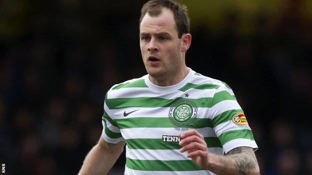 Celtic striker Anthony Stokes