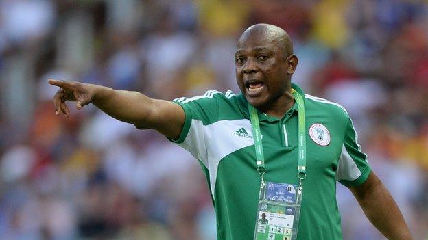 Nigeria coach Stephen Keshi