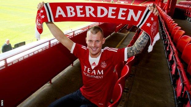 New Aberdeen signing Gregg Wylde