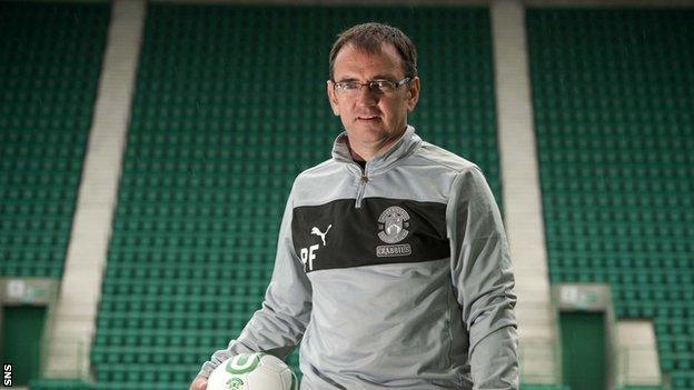 Hibernian manager Pat Fenlon