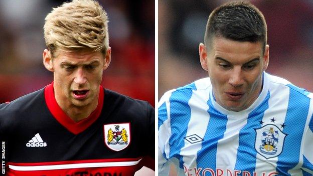 Jon Stead (left) and Adam Hammill