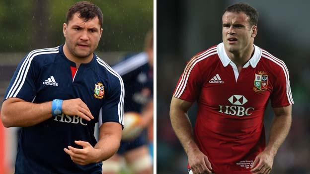 Alex Corbisiero and Jamie Roberts